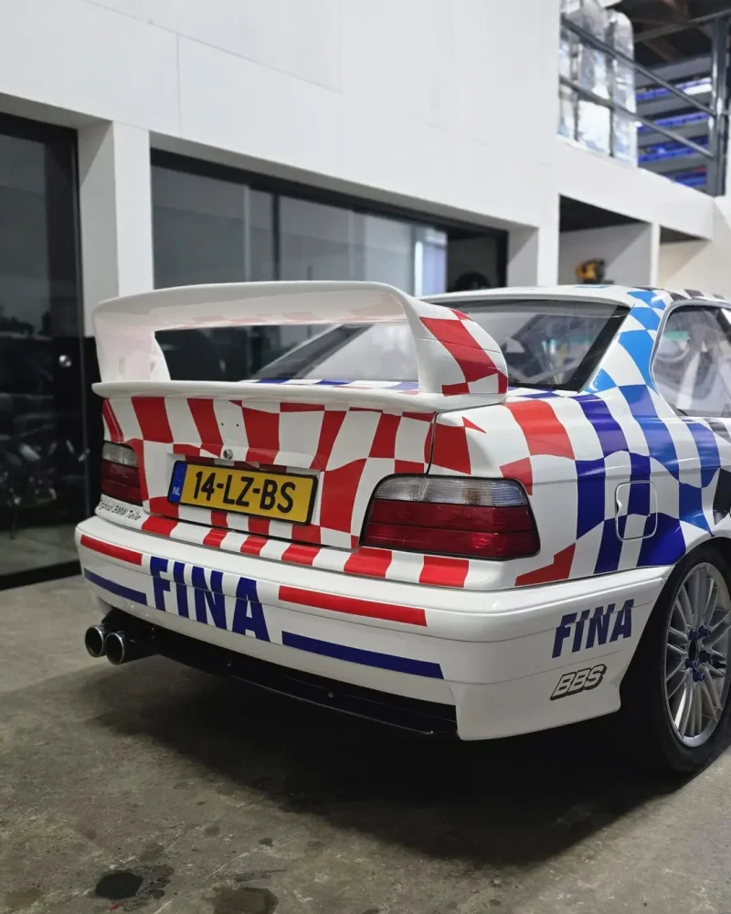 BMW E36 FINA racing livery. - Vdv Interieur Wrapper